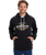 The Quiksilver Mens Classic Hoodie in Black