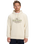 The Quiksilver Mens Classic Hoodie in Bone White