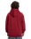 The Quiksilver Mens Double Up Hoodie in Biking Red