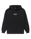 Stretch Tribal Hoodie in Black