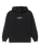 Stretch Tribal Hoodie in Black