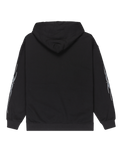 Stretch Tribal Hoodie in Black