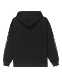 Stretch Tribal Hoodie in Black