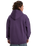 The Quiksilver Mens Stretch Tribal Hoodie in Purple Velvet
