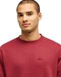 The Quiksilver Mens Salt Water Sweatshirt in Oxblood Red