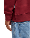 The Quiksilver Mens Salt Water Sweatshirt in Oxblood Red