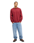 The Quiksilver Mens Salt Water Sweatshirt in Oxblood Red
