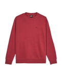 The Quiksilver Mens Salt Water Sweatshirt in Oxblood Red