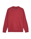 The Quiksilver Mens Salt Water Sweatshirt in Oxblood Red
