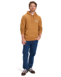The Quiksilver Mens Light Waves Hoodie in Almond