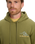 The Quiksilver Mens Light Waves Hoodie in Loden Green