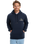The Quiksilver Mens Light Waves Hoodie in Dark Navy