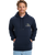 The Quiksilver Mens Light Waves Hoodie in Dark Navy