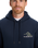 The Quiksilver Mens Light Waves Hoodie in Dark Navy