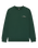 The Quiksilver Mens Graphic Sweatshirt in Trekking Green
