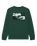The Quiksilver Mens Graphic Sweatshirt in Trekking Green