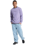 The Quiksilver Mens Graphic Sweatshirt in Daybreak