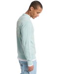 The Quiksilver Mens Salt Water Graphic Sweatshirt in Blue Haze