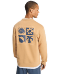 Salt Water Graphic Sweatshirt in Khaki