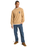 Salt Water Graphic Sweatshirt in Khaki