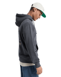 Salt Water Graphic Hoodie in Iron Gate