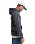 Salt Water Graphic Hoodie in Iron Gate