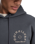Salt Water Graphic Hoodie in Iron Gate