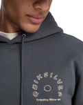 Salt Water Graphic Hoodie in Iron Gate