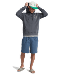 Salt Water Graphic Hoodie in Iron Gate