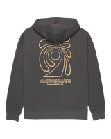 Salt Water Graphic Hoodie in Iron Gate
