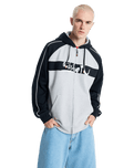 Operator Zip Hoodie in Light Grey Heather