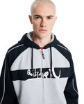 Operator Zip Hoodie in Light Grey Heather