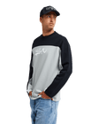 The Quiksilver Mens Factor Sweatshirt in Quarry