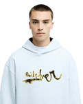 The Quiksilver Mens Vortex Hoodie in Light Grey Heather