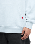 The Quiksilver Mens Vortex Hoodie in Light Grey Heather