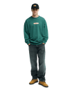 The Quiksilver Mens Disk Sweatshirt in Forest