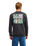 The Quiksilver Mens Vibes Sweatshirt in Tarmac