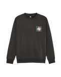 The Quiksilver Mens Vibes Sweatshirt in Tarmac