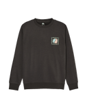 The Quiksilver Mens Vibes Sweatshirt in Tarmac