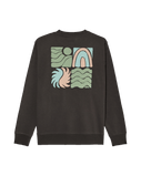 The Quiksilver Mens Vibes Sweatshirt in Tarmac