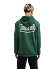 The Quiksilver Mens Surf Garage Hoodie in Forest