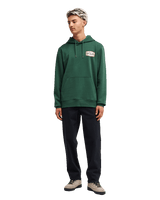 The Quiksilver Mens Surf Garage Hoodie in Forest