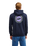 The Quiksilver Mens Duality Hoodie in Dark Navy