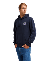 The Quiksilver Mens Duality Hoodie in Dark Navy