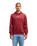 The Quiksilver Mens Fineline Hoodie in Oxblood Red