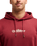 The Quiksilver Mens Fineline Hoodie in Oxblood Red