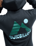 The Quiksilver Mens Peak Hoodie in Tarmac