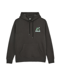 The Quiksilver Mens Peak Hoodie in Tarmac