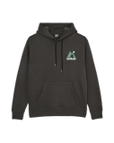 The Quiksilver Mens Peak Hoodie in Tarmac