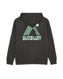 The Quiksilver Mens Peak Hoodie in Tarmac